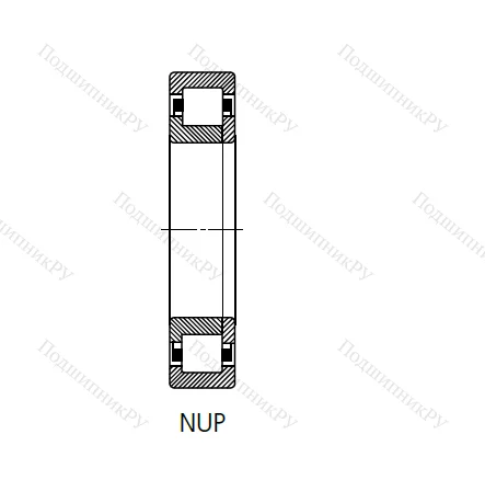Цилиндрический роликовый подшипник 692409 (NUP 409 N) в Санкт-Петербурге
