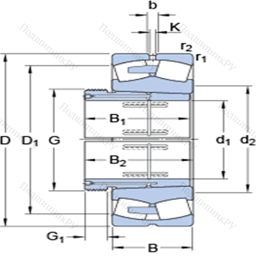 Сферические роликоподшипники на стяжной втулке 23284 CAK/W 33 + AOH 3284 G от производителя  SKF