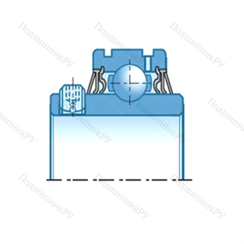 Подшипник шариковый радиальный UCS 328D 1 от производителя  NTN