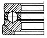 Подшипник  53320+U 320 (18320) размер 100x170/175x64 от производителя  SKF
