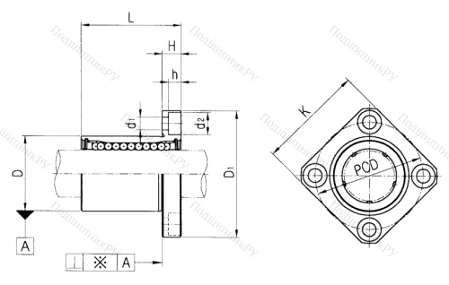Подшипник LMK 40 UU в Санкт-Петербурге