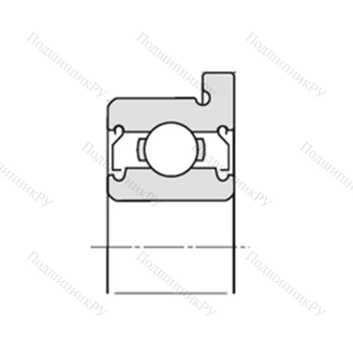 Подшипник шариковый радиальный F-W 685ZZ