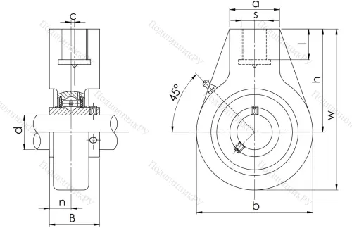 Подшипниковый узел UCHA 204 (UCHB 204) в Санкт-Петербурге