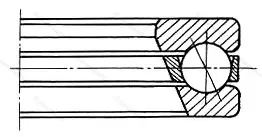 Модификация подшипника 5В0-218409Л размер 45x100x39 от производителя  ГПЗ-1
