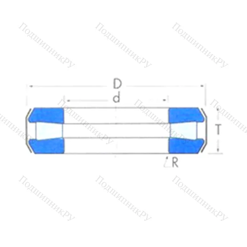 Подшипник роликовый упорный T 189 от производителя  TIMKEN