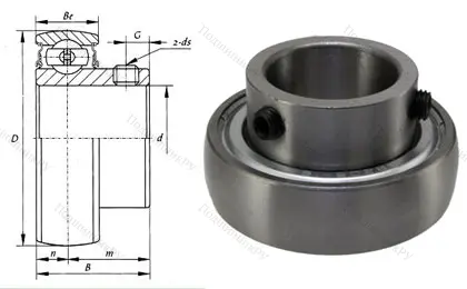 Корпусный подшипник SB 203 в Санкт-Петербурге