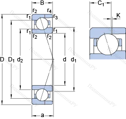 Подшипник 71903 ACE/HCP 4AH в Санкт-Петербурге