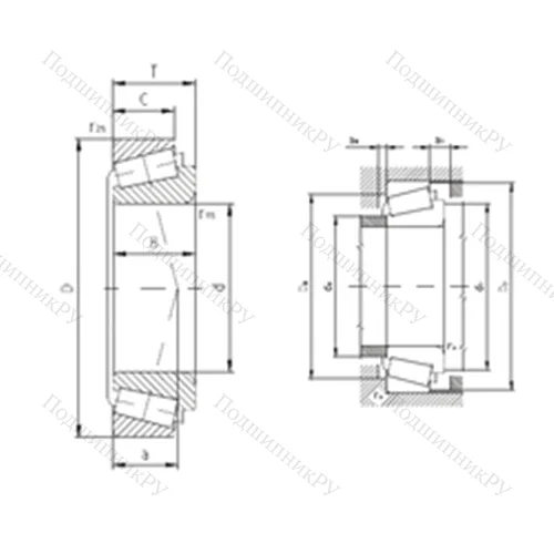 Подшипник роликовый радиально-упорный 32924A от производителя  ZVL