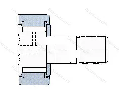 Подшипник  КНС40 (KRV 40) размер 18x40x20/58 от производителя  ГПЗ-11 Подшипник  КНС40 (KRV 40) размер 18x40x20/58 от производителя  ГПЗ-11