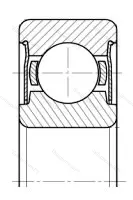 Подшипник 6305-2Z/P 6 размер 25x62x17