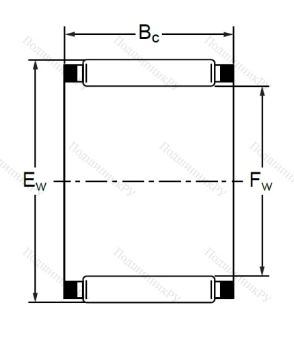Подшипник K 60x68x27 (KT) в Санкт-Петербурге