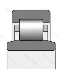 Модификация подшипника 70-2210КМ размер 50x90x20 от производителя  ГПЗ-3