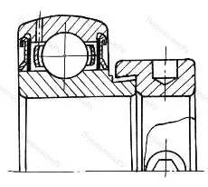 Подшипник  780206 размер 30x62x18/35,7
