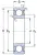 Однорядный шариковый подшипник 6316 2RS 1 от производителя  SKF