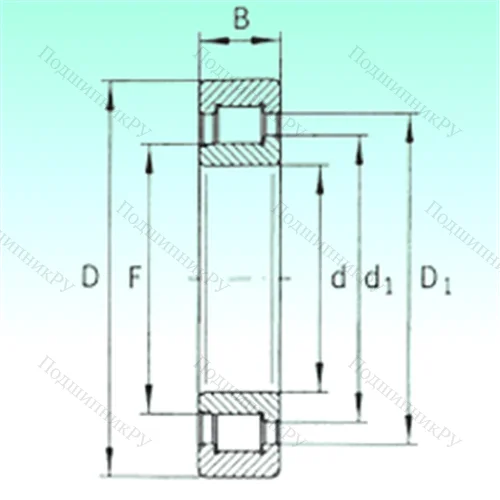 Подшипник роликовый радиальный SL 192324