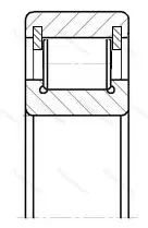 Подшипник  NCL 204 (102204) размер 20x47x14