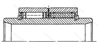 Модификация подшипника 6-714712К размер 60x85x50/85 от производителя  ГПЗ-24
