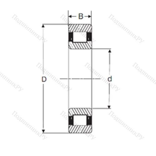 Подшипник роликовый радиальный RXLS 4.1/2 от производителя  SIGMA