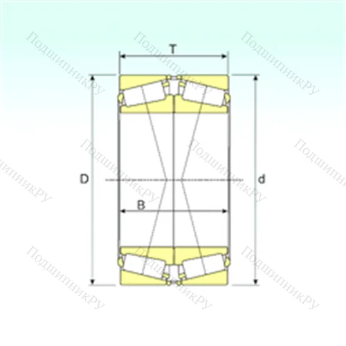 Подшипник роликовый радиально-упорный 32224J/DF от производителя  ISB