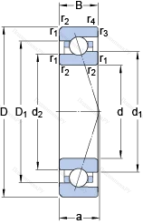 Подшипник 7020 CE/HCP 4BVG 275