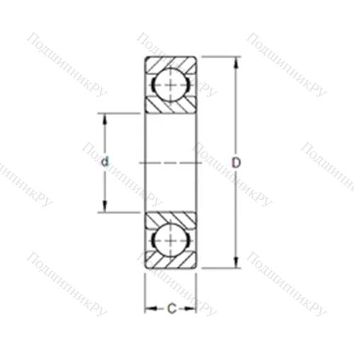Подшипник шариковый радиальный 352K от производителя  TIMKEN Подшипник шариковый радиальный 352K от производителя  TIMKEN
