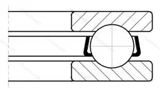 Подшипник 51222/P 5 размер 110x160x38 от производителя  SKF