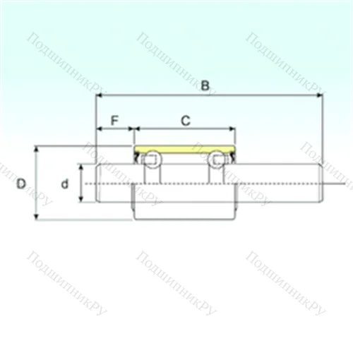 Подшипник шариковый радиальный WB 1630109