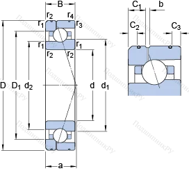 Подшипник 7006 CE/HCP 4AL 1 в Санкт-Петербурге