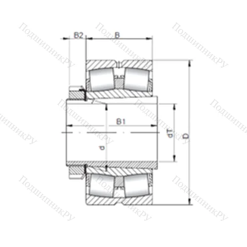 Подшипник роликовый радиальный самоцентрирующийся 23068 KCW 33+H 3068 от производителя  CX