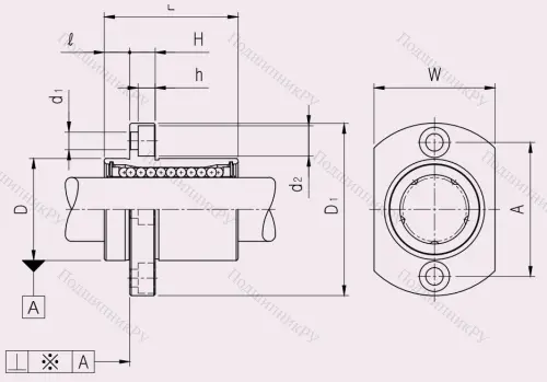 Подшипник LMH 10 UU в Санкт-Петербурге