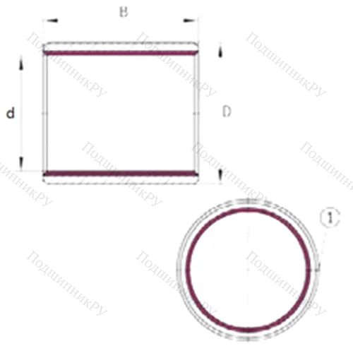 Подшипник скольжения EGB 140100-E 40 от производителя  INA Подшипник скольжения EGB 140100-E 40 от производителя  INA