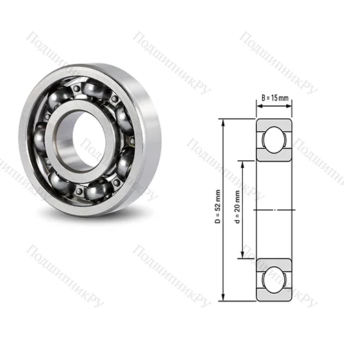 Подшипник шариковый радиальный 6410-2RS от производителя  FERSA
