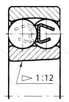 Подшипник  2214K (111514) размер 70x125x31