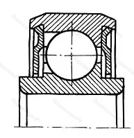 Подшипник  980708 размер 40x68x15 от производителя  ГПЗ-29