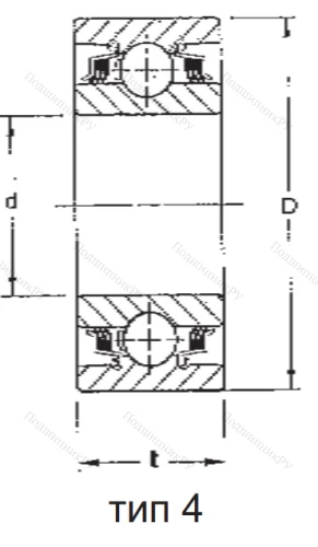 Радиальный шариковый подшипник W 211 PP 3 FBJ в Санкт-Петербурге