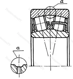 Модификация подшипника 53608Н размер 40x90x33 от производителя  ГПЗ-11