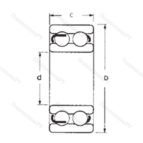 Подшипник шариковый радиальный 4314ZZ от производителя  FBJ Подшипник шариковый радиальный 4314ZZ от производителя  FBJ