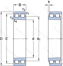 Подшипник NN 3017 KTN 9/SP