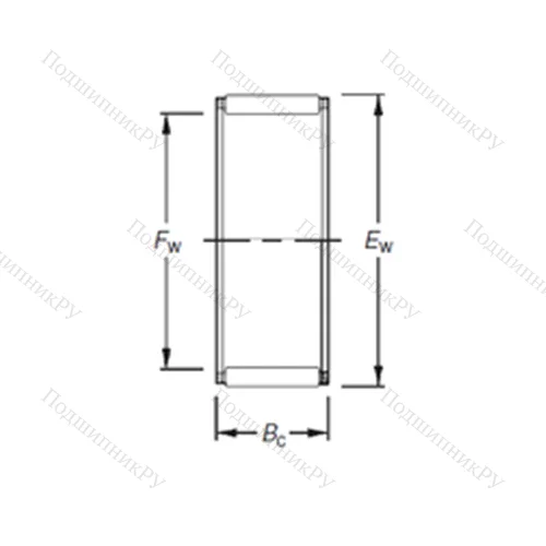 Подшипник игольчатый радиальный K 16X 21X 10HD от производителя  TIMKEN