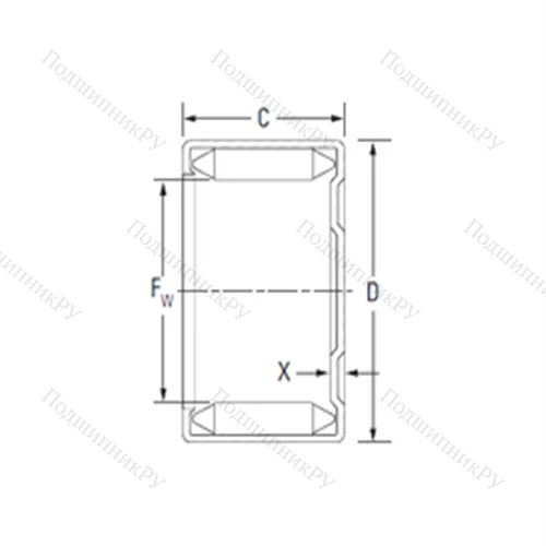 Подшипник игольчатый радиальный MH 20201 от производителя  KOYO