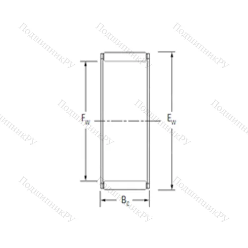 Подшипник игольчатый радиальный K 25X 33X 24H