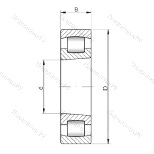 Подшипник роликовый радиальный самоцентрирующийся 20213 KC от производителя  CX