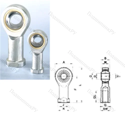 Подшипник скольжения сферический SIL 12T/K от производителя  CRAFT