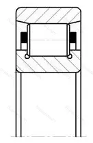 Модификация подшипника 2208КМ размер 40x80x18 от производителя  ГПЗ-10