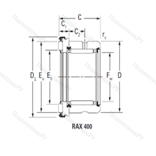 Подшипник комбинированный RAX 450 от производителя  TIMKEN Подшипник комбинированный RAX 450 от производителя  TIMKEN