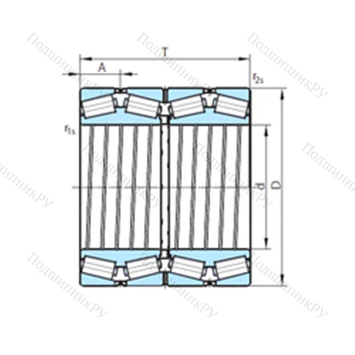 Подшипник роликовый радиально-упорный PSL 611-307
