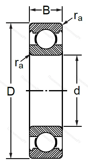 Шариковый однорядный подшипники 130 (6030 (BULK)) в Санкт-Петербурге