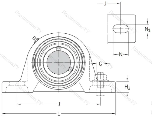 Подшипниковый корпус SYJ 511 в Санкт-Петербурге