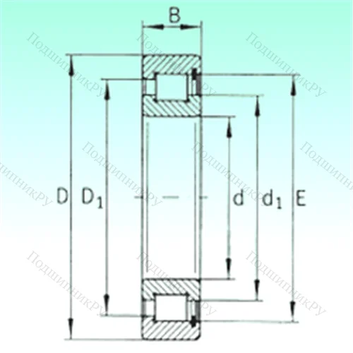 Подшипник роликовый радиальный SL 181888