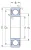 Однорядный шариковый подшипник 6207 2RS 1 от производителя  SKF